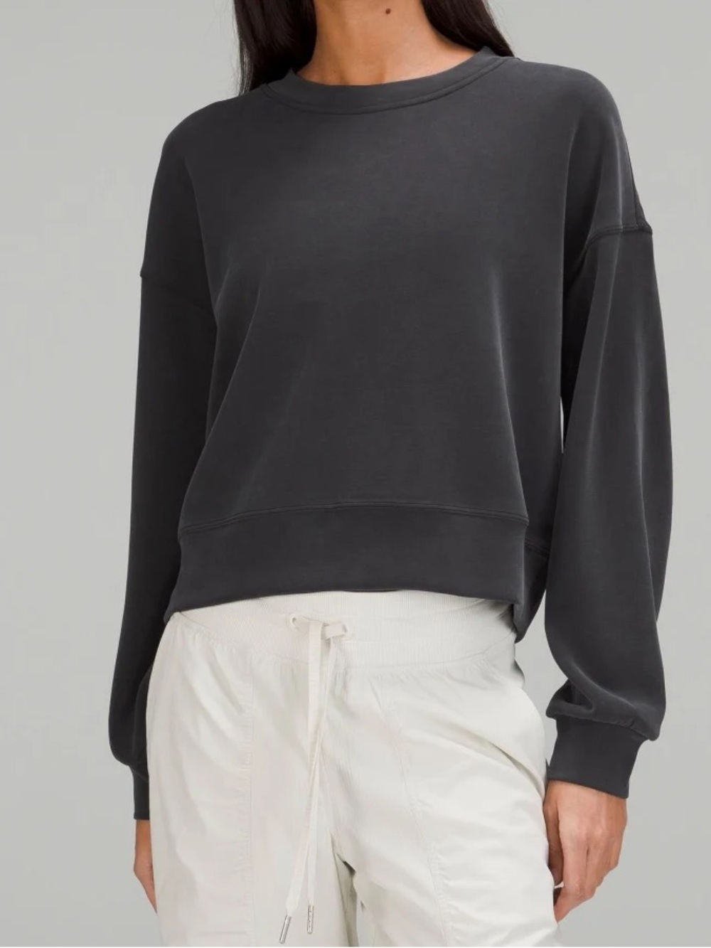 Lululemon Softstreme Perfectly Oversized Cropped Crew